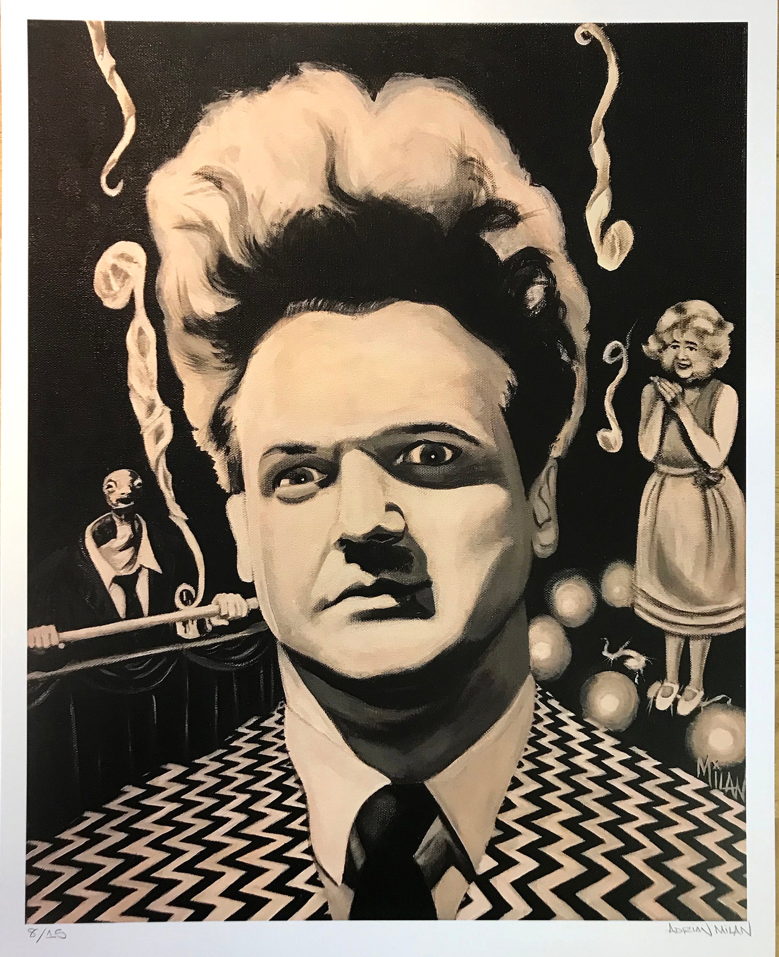 ERASERHEAD everything is Fine Limited Edition 11 X 14 Art Print. David