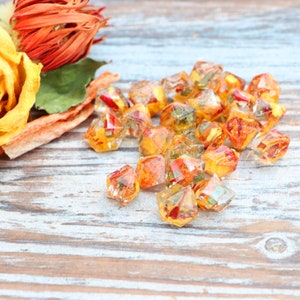 Funeral Flower Keepsake Stones made with resin, honor a loved one
