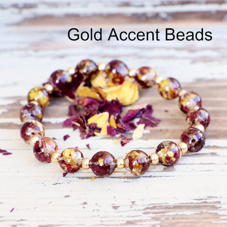 Funeral Flower Stretchy Bracelet Custommade With Your Etsy