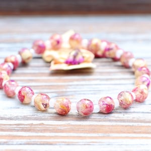 Funeral flower bracelet, funeral flower keepsake, wedding flower preservation, wedding keepsake