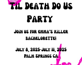 Bachelorette Party Invitation