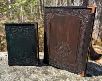 Book Box: "Athenaeum" - Classic Art Nouveau/Victorian-themed Handcrafted Wooden Case, Customizable - MADE TO ORDER