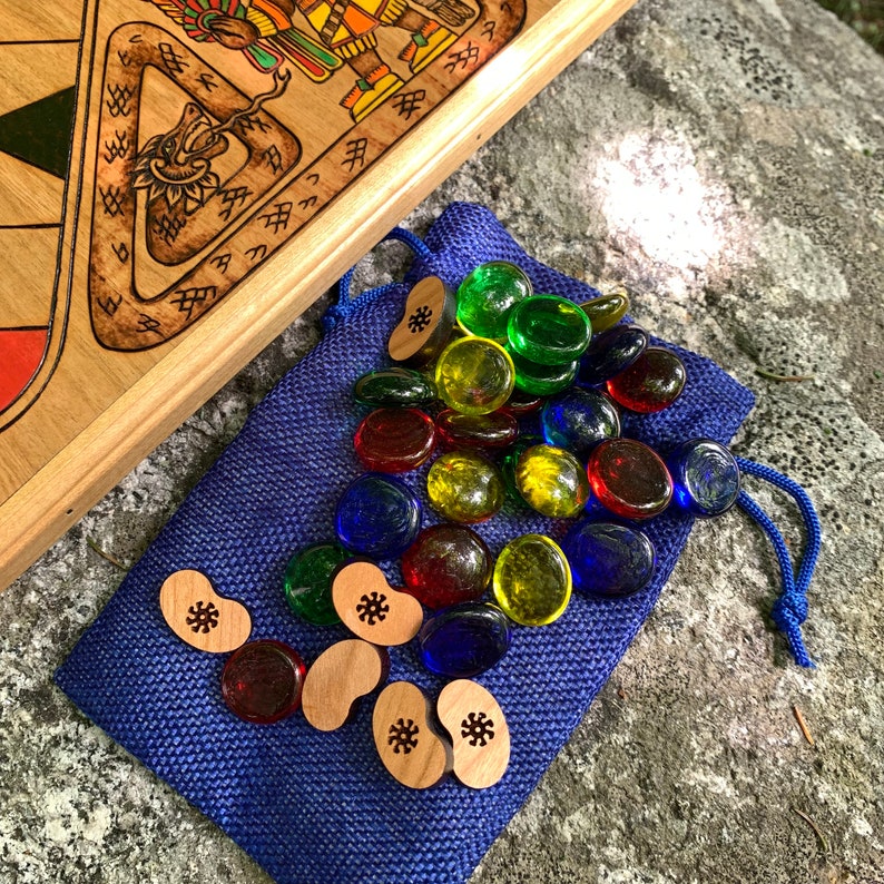 Patolli: Ancient Mesoamerican Aztec Board Game Handcrafted - Etsy