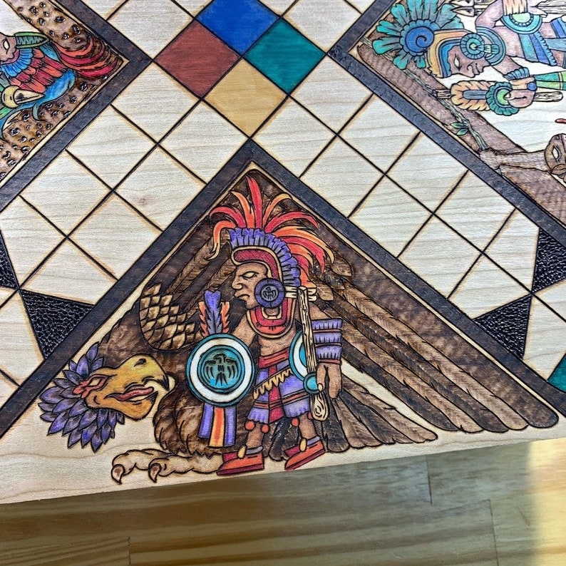 Patolli: Ancient Mesoamerican Aztec Board Game Handcrafted - Etsy