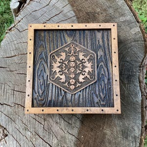 RPG-dobbelstenendoos: veelvlakkige hoes, kleine draagbare hoes voor RPG-dobbelstenen, magnetische sluiting, 7 vakken, vilt en EVA-voering, aangepaste opties