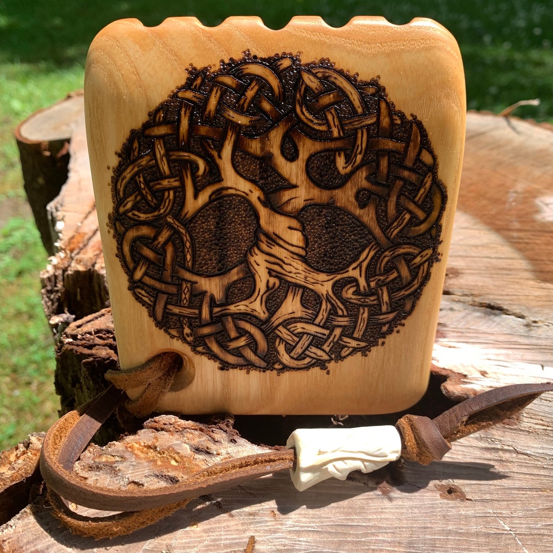 Jorvik Pipes Historical Viking Pan Flute Instrument, Wooden Syrinx