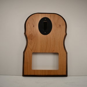 Photo Plaque with Skull Hanger- Standard Hardwood