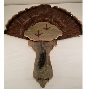 Classic 2 Piece Turkey Plaque With Leg Slots Engraved Hardwood Etsy