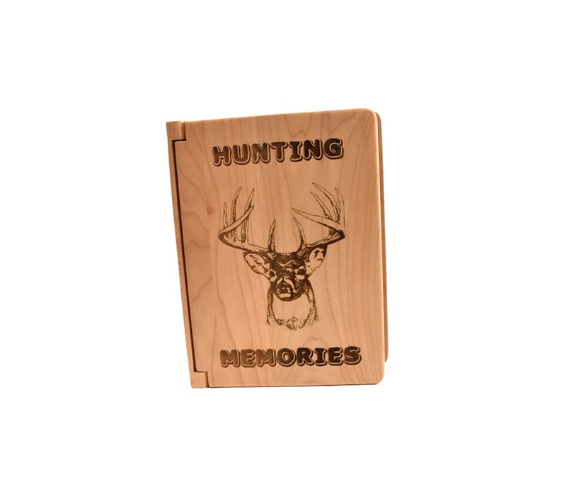 Personalized Wood Hunting Photo Book Hunting Memories Small Etsy