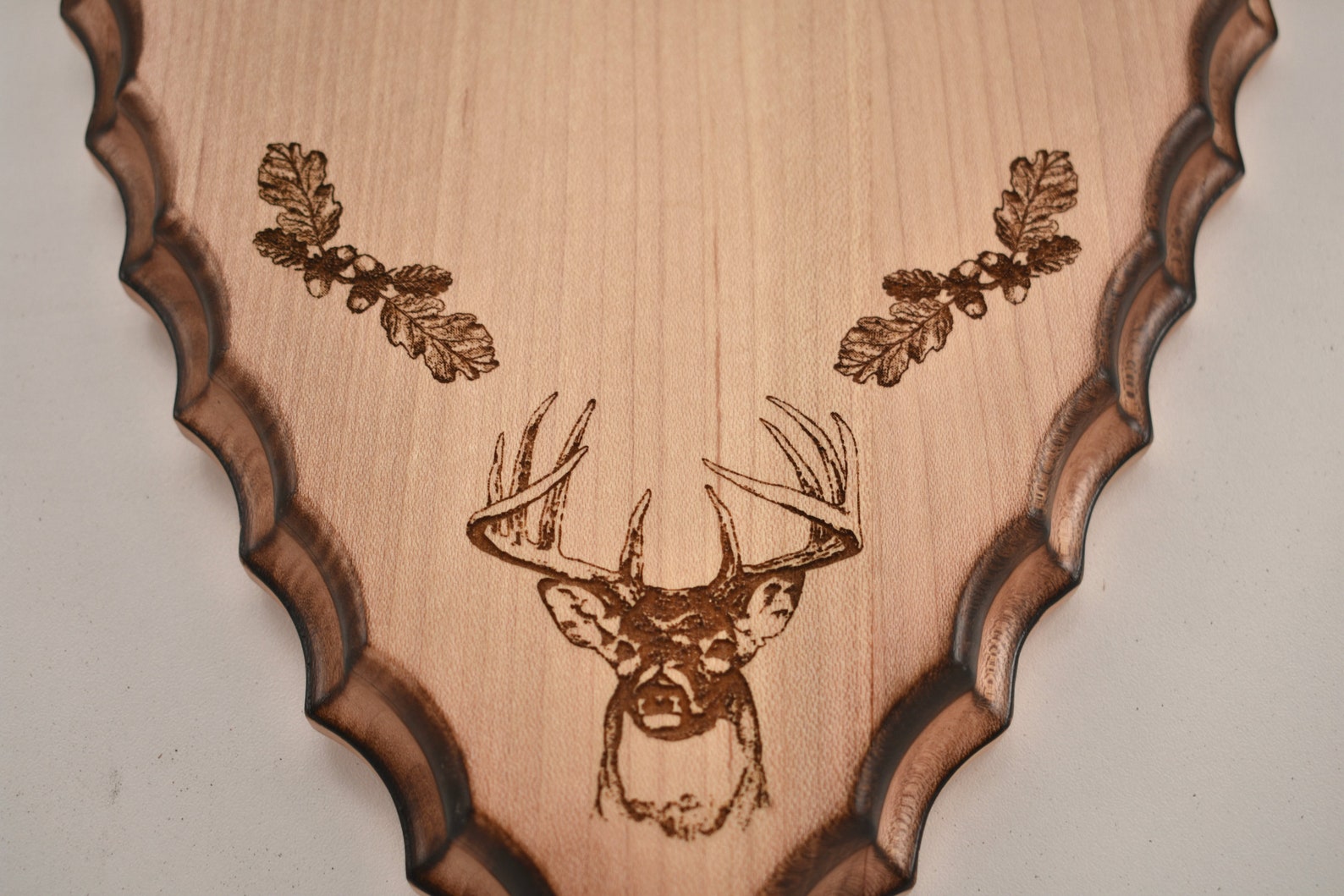 Arrowhead Antler Taxidermy Plaque Engraved Hardwood | Etsy