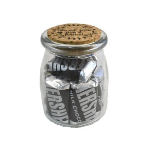 Unique Small Glass Jars With Cork Lids Wedding Favors for Guests in ...