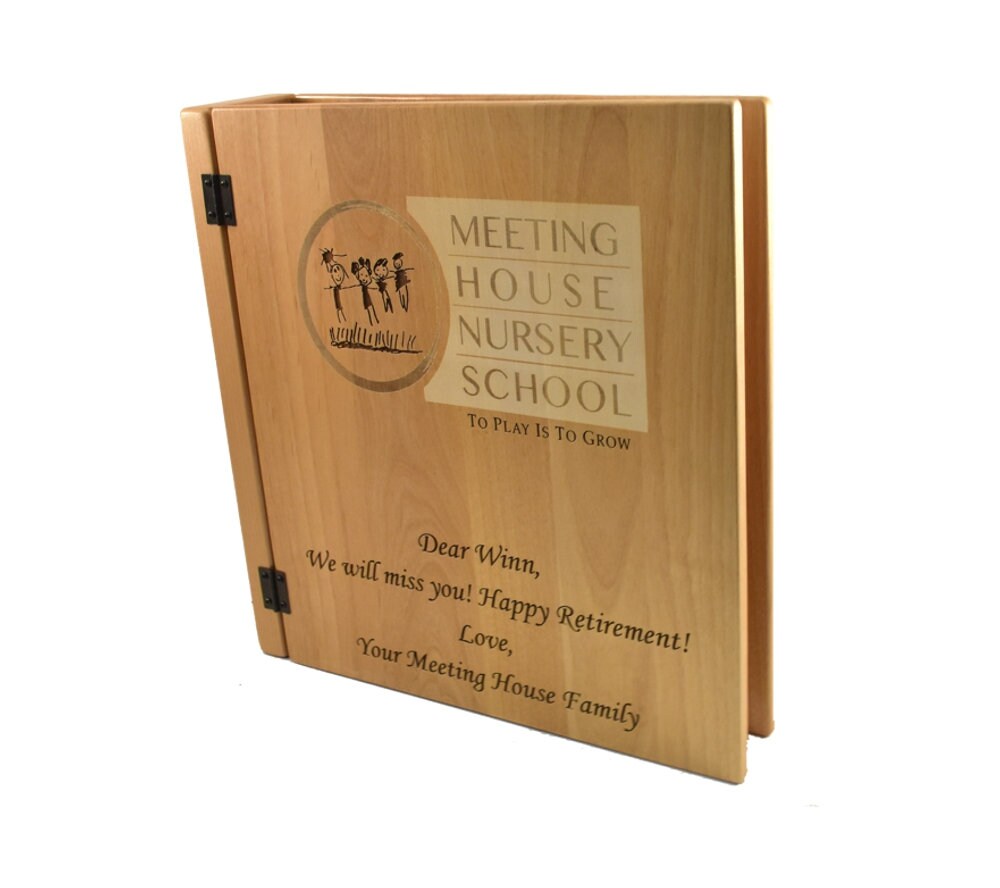 Retirement Personalized Photo Album Gift Custom Engraved 3 Etsy