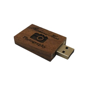 Personalized USB Flash Drive- Thumb Drive- Bulk Employee Client Gifts- Wedding Photographer Flash Drive- Business Logo Custom USB Drive