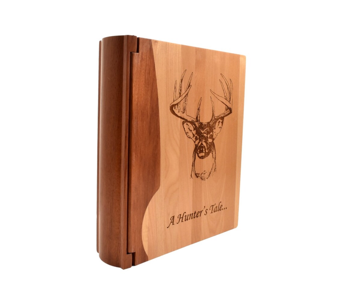 Custom Engraved Rustic Hunting Photo Album Hunters Tale Etsy