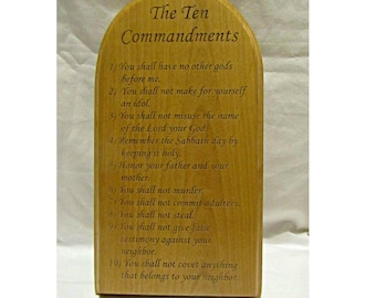 Custom Engraved Wood Arched Top Plaque