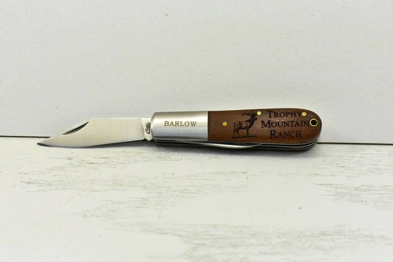 Custom Engraved Barlow Pocket Knife | Etsy