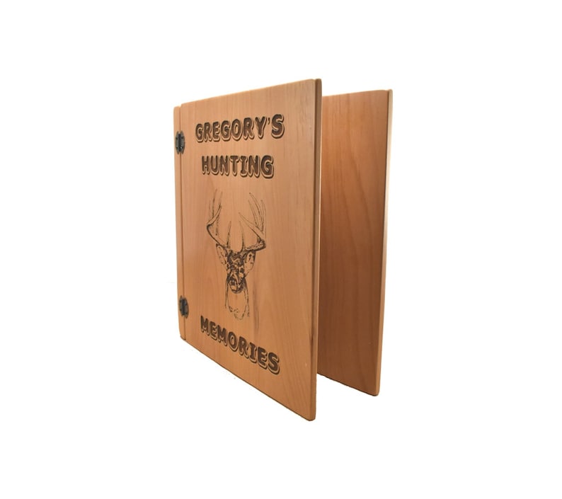 Rustic Wooden Hunting Photo Album Hunting Memories 3 Ring Etsy Sweden