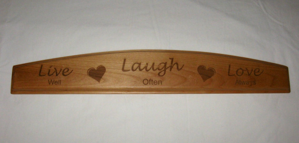 Custom Engraved Wood Door Topper With Arched Top Etsy