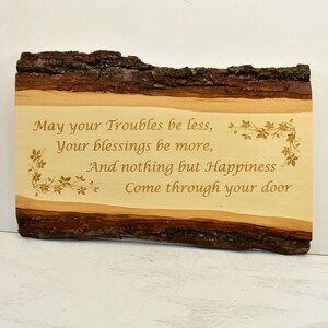 Troubles Be Less Bark Edge Sign