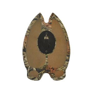 European Deer Skull Mount Plaque- Deer Track Plaque with Skull Hanger-  Standard Camo