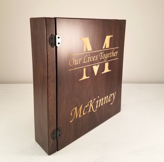 Wedding Photo Personalized Photo Album- 3 Ring - Whitetail Woodcrafters