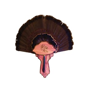 Classic 2 Piece Turkey Plaque- Photo Engraved Hardwood