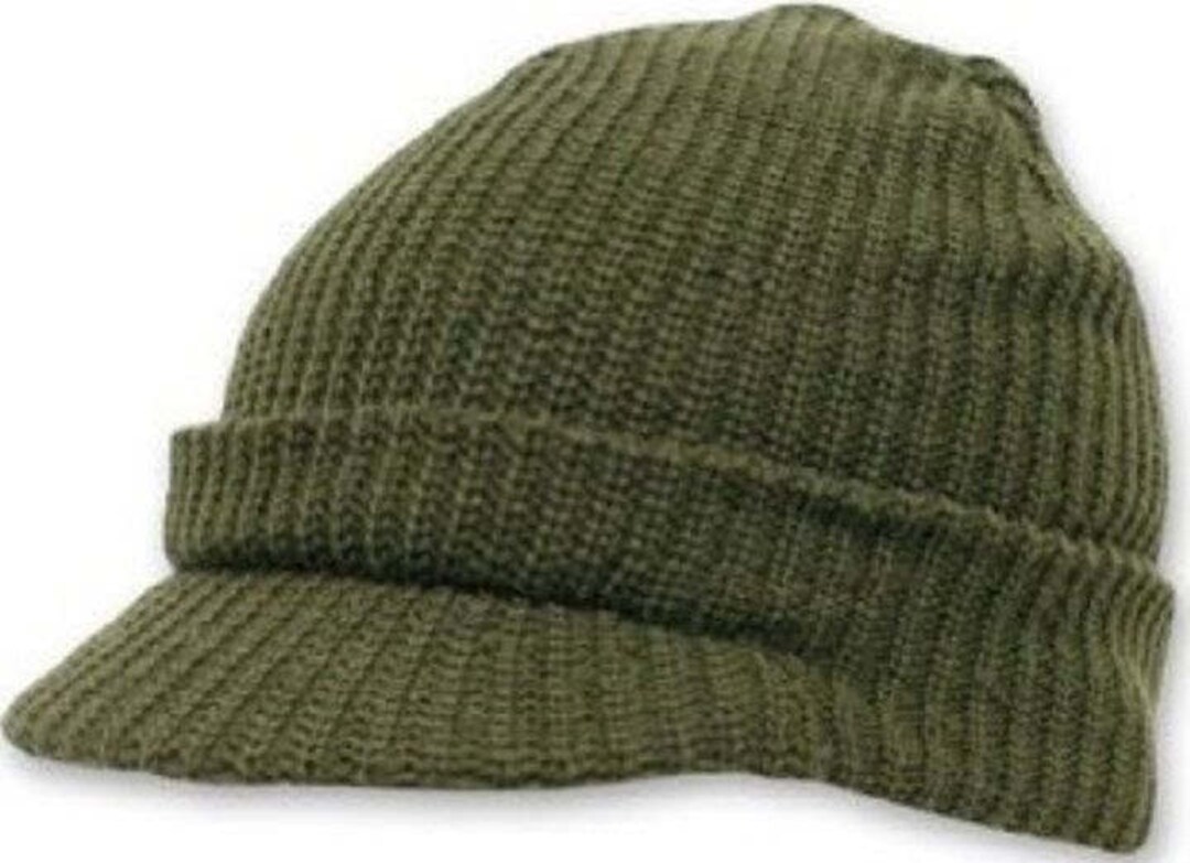 Bonnet,Bonnet à visière tricotée 100% laine pour femme,Bonnet de