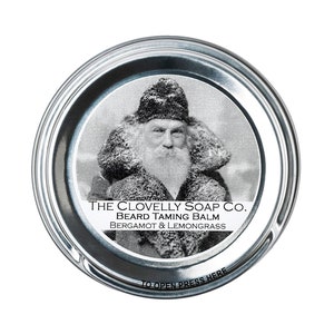 Beard taming balm, natural beard conditioning wax, gifts for men, beard wax tin, Valentines gift for men