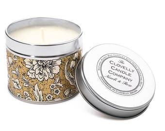 Large Aromatherapy Soy Wax Travel Tin Candles | Clovelly Candles | Long Burn Time | Scented Candle | Home Fragrance | Handmade Gift