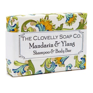 Mandarin & Ylang Handmade Natural Vegan Soap Bar Essential Oil Soap image 3