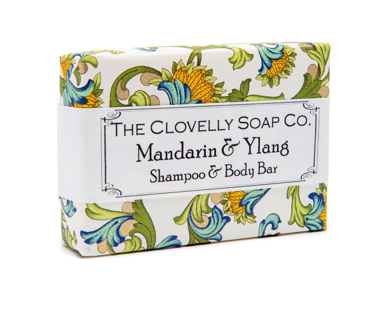Mandarin & Ylang Handmade Natural Vegan Soap Bar Essential Oil Soap image 3