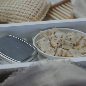 Saponi monouso in latta da viaggio