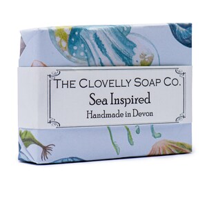 Sea Inspired Natural Vegan Handmade Soap Bar Essential Oil Soap image 3