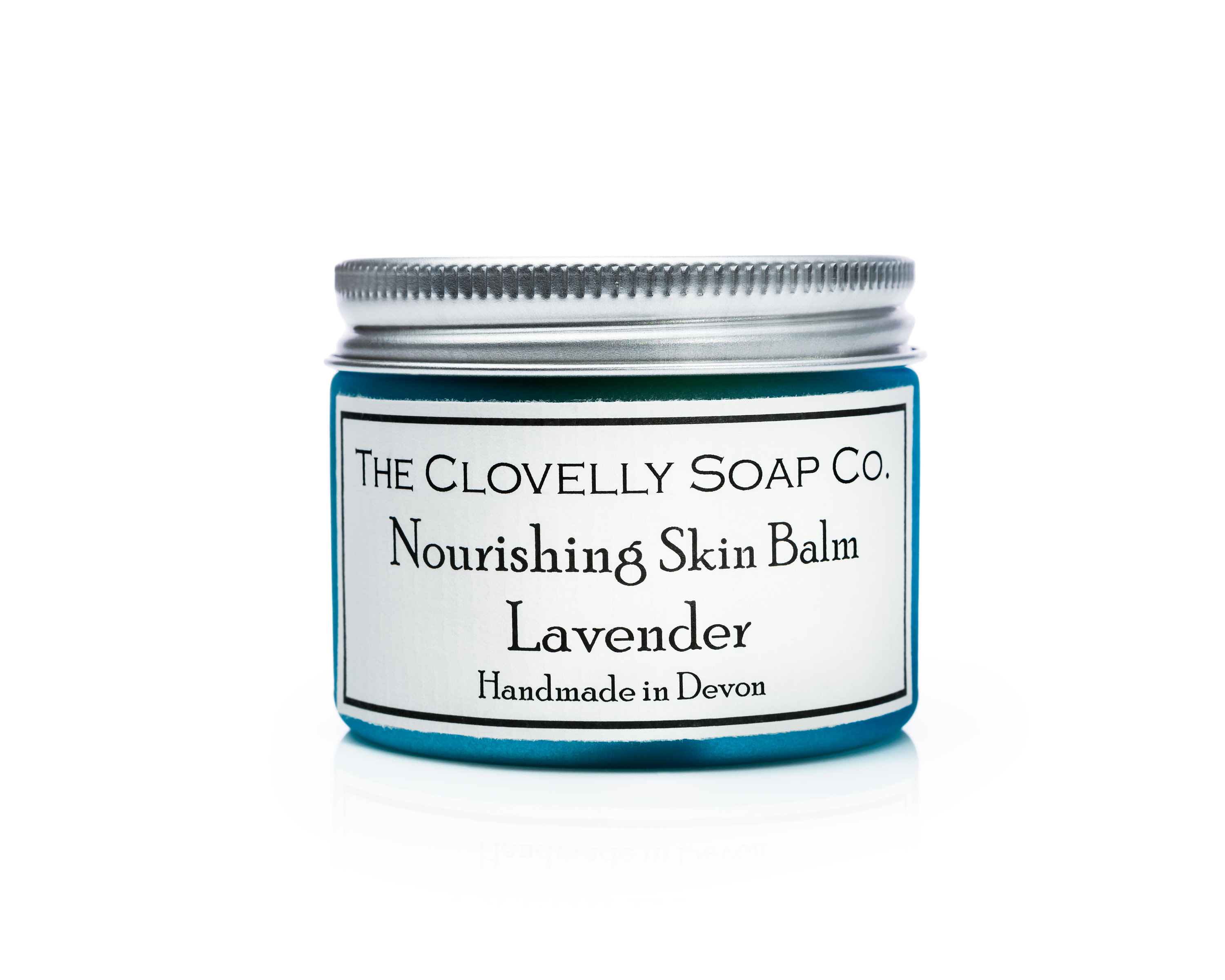 Lavender Natural Moisturising Skin Balm for Dry Skin and Hands - 50g Glass Jar