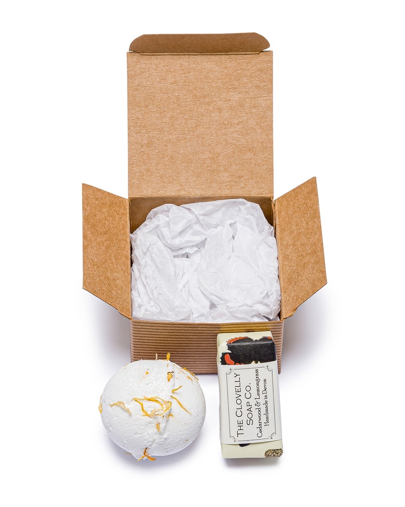 Mini Bath Bomb Gift Set With a Selection of Natural Vegan Bath Etsy