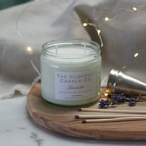 Lavender Scented Aromatherapy Soy Wax Vegan Candles