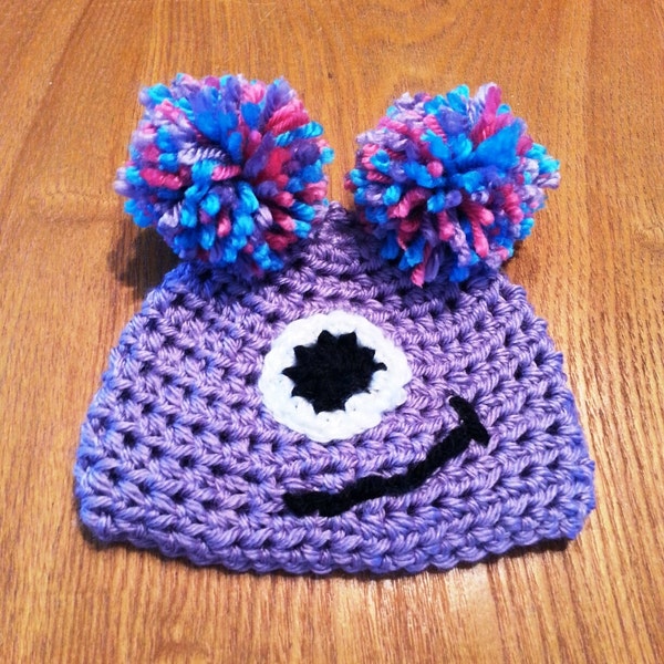 Little Monster Pom Pom Hat