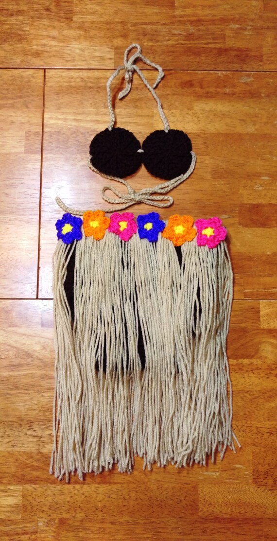 Two piece deals luau outfit