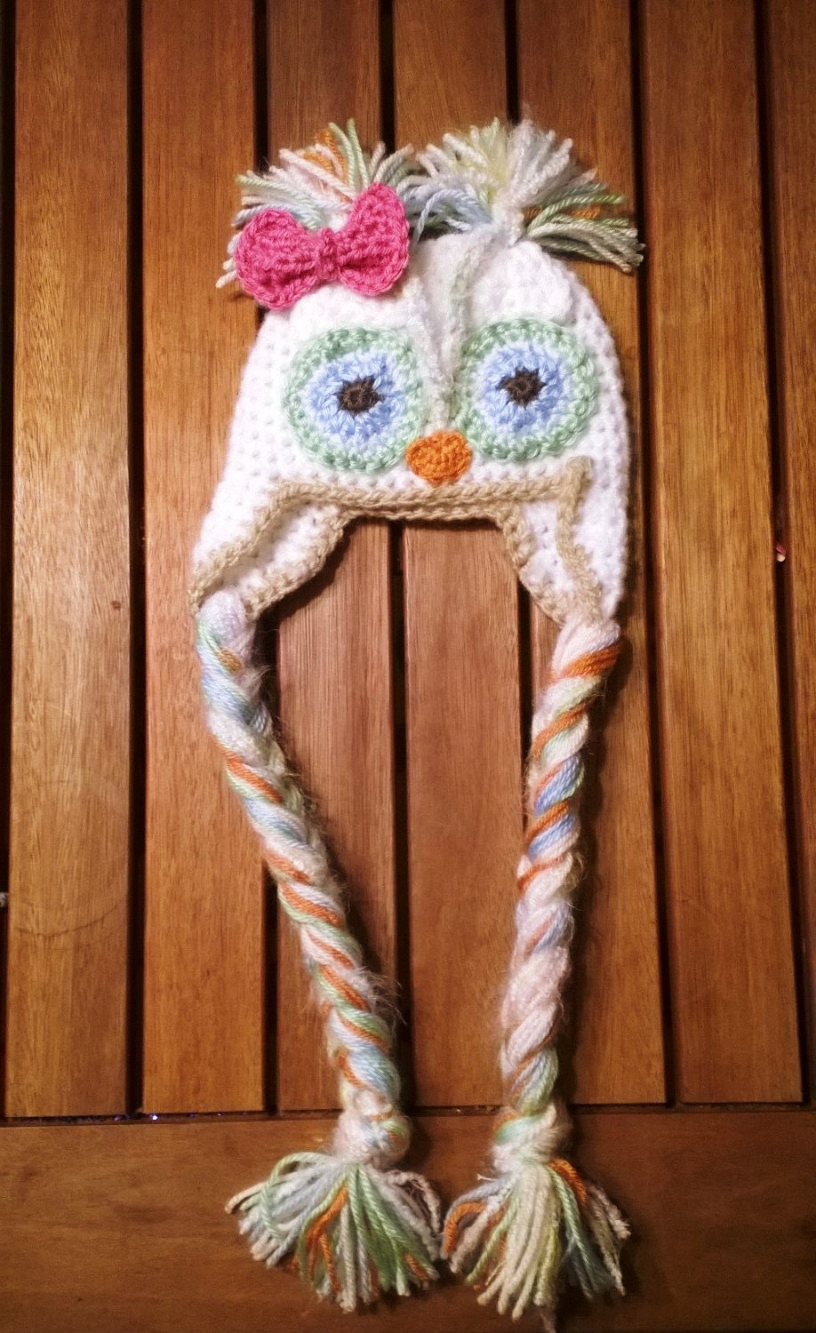 Pastel Owl Hat