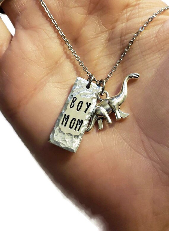 boy mom necklace