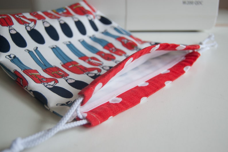 Handmade Toiletry/Wash/Drawstring Bag Cath Kidston Fabric Etsy