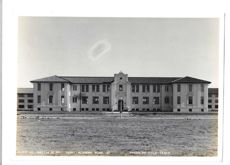 Vintage Military Photograph 1932 Cadet Academic Building 127 Randolph ...