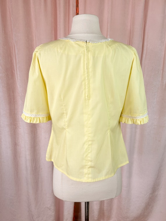 Vintage 1960s Yellow Blouse - image 4