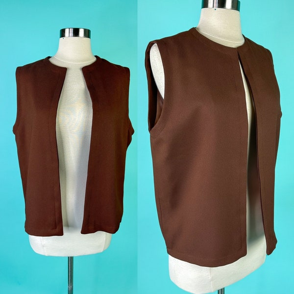 Vest Maron Brown