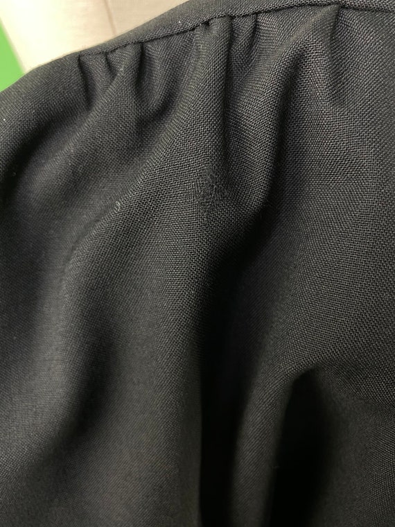 1960s Black Mod Dress 25W - image 9