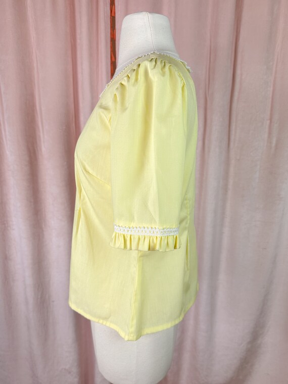 Vintage 1960s Yellow Blouse - image 5