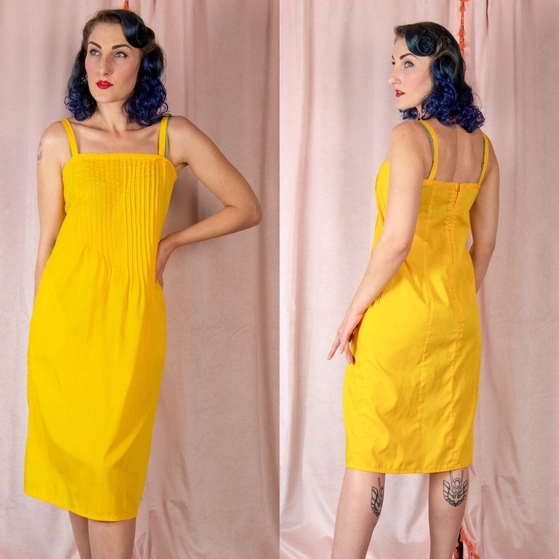 canary yellow sundress