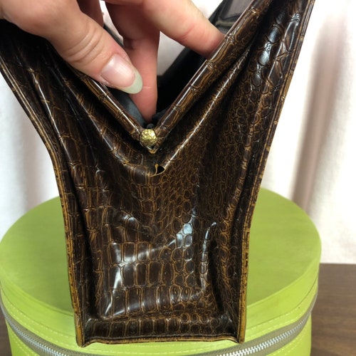 1950s Reptile outlets Vinyl Purse