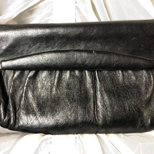 70s Black Clutch - Evenign Clutch - Day Clutch - Boho Bag Purse