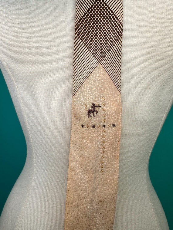 40s 50s Tie Sagittarius Design - image 5